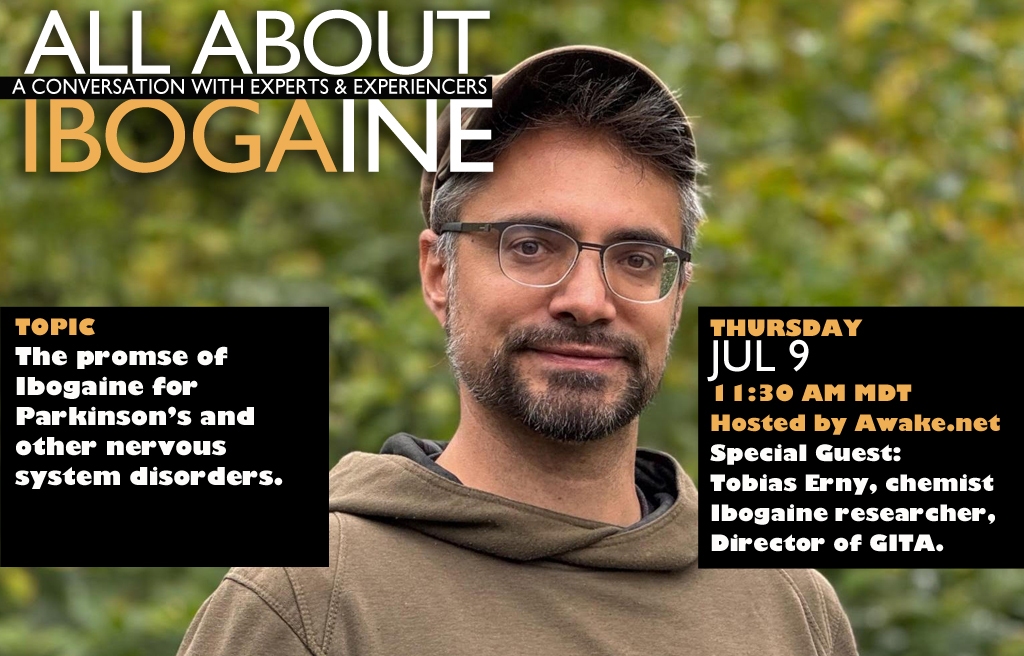 Ibogaine for Parkinson’s with special guest Tobias Erny, All About Ibogaine, Jul 9